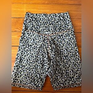 Aerie Leopard Print Bike Shorts